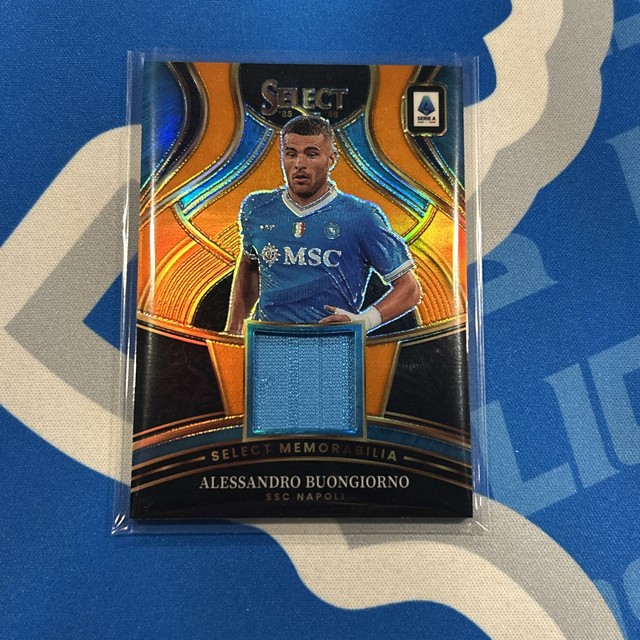2025-26 Select Serie A Alessandro Buongiorno Select Memorabilia Orange /49