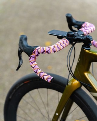 BTP Bicycle Handlebar Tape Woven Jungle PURPLE Road Touring