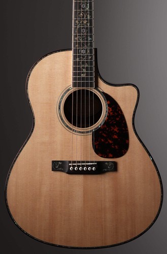 Larrivee LV-10 Deluxe Custom Mucha Lady and Vine Acoustic Guitar - Natural, incl
