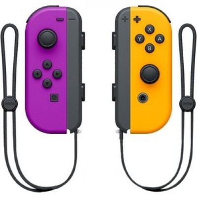 Nintendo Joy-Con Neon Purple (L) Neon Orange (R)