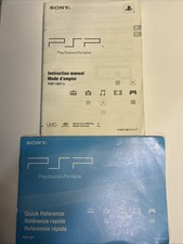 Sony PSP Instruction Manual and Quick Reference Guide