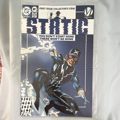 DC Comics Static #1 Static ''You Don't Start None There Won't Be None'' Color