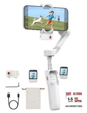 iSteady V3 Ultra Gimbal Stabilizer for Smartphone, AI Tracking Phone White
