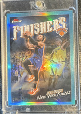 Topps Finest 2025-26 Jalen Brunson Sky Blue Refractor /150 Knicks #FI-6