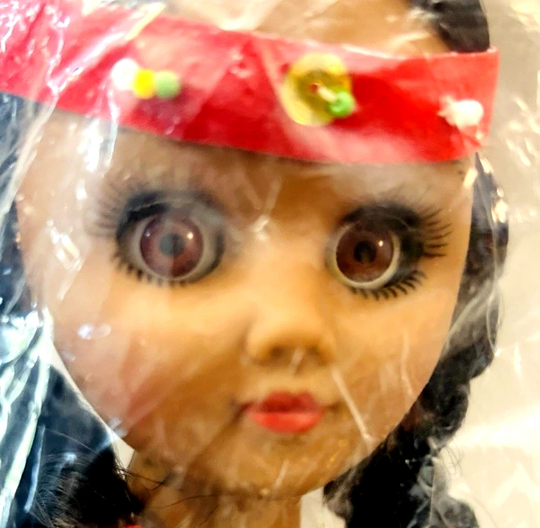 Muñeca niña india nativa americana DARICE Craft Supplies 15" tradicional #12622-16 Foto 3 de 4