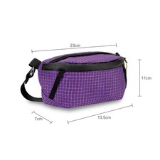 Sport Waist Bag Chest Pack Hiking Ultralight 106g Multiple Compartments