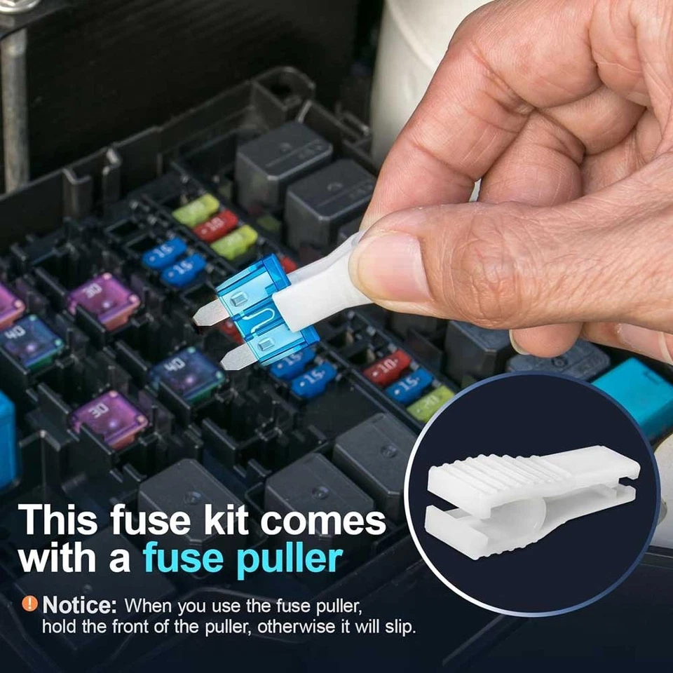 100 Stück Kfz Sicherung Set Mini Flachsicherungen Auto Automotive Sicherungen - Bild 4 von 4