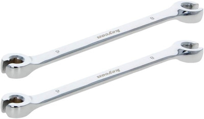 Utoolmart Flare Nut Wrench, 6Mm X 8Mm Metric Double Open End, 2 Pcs