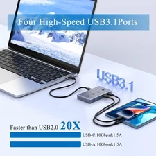 USB Expansion Dock USB Hub USB Splitter USB Expander for Peripherals Connection