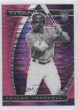 2021 Panini Chronicles Titan Pink Pulsar Prizm Taylor Trammell #20 0ms4