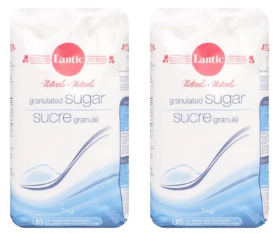 Lantic Granulated White Sugar 2kg (2 Pack)