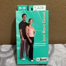 Juzo Soft Stockings 4701 AD Size 3 Black Compression Stockings Knee High New
