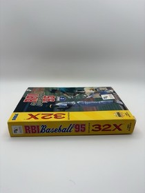 RBI Baseball '95 (SEGA 32x) Authentic Complete in Box W/ Manual Tested