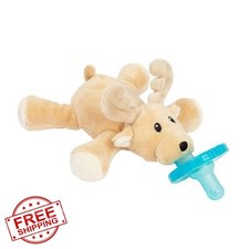 WubbaNub Infant Pacifier Tan Reindeer