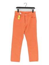 Levi’s Women's Jeans W 29 in; L 28 in Orange 100% Cotton Straight