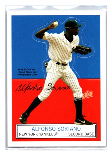 Alfonso Soriano 2004 Bazooka Stand-Ups #20 New York Yankees