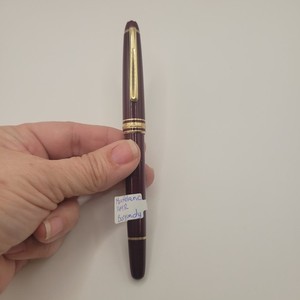 Montblanc 164R Meisterstuck Burgundy Ballpoint Pen Germany Gold Plated Needs Ink