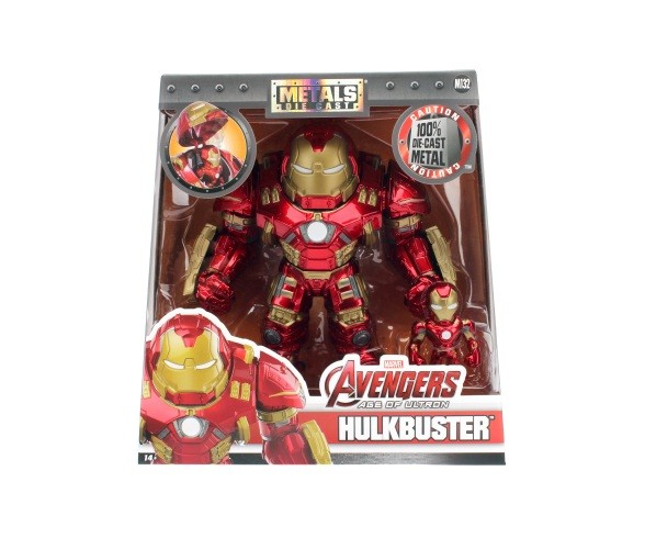 "Jadatoys 9333431314R00 - Marvel Fig. 6,5\" Hulkbuster+2,5\" Ironman - Neu"-image