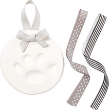 Pearhead Pet Paw Print Keepsake Ornament Kit - DIY Hanging Clay Keepsake for Dog