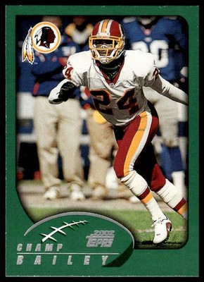 2002 Topps #139 Champ Bailey Washington Redskins NM+