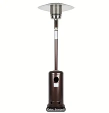 ropane Patio Heater with Stainless Steel Burner, 46, 000 BTU