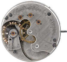 ELGIN 3792262 GRADE 67, 6s 15j POCKET WATCH MOVEMENT, FOR REPAIR (FL)