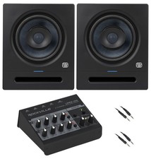 2 Presonus Eris Pro 8 Powered 8" Studio Monitor Speakers Mixer w/Interface