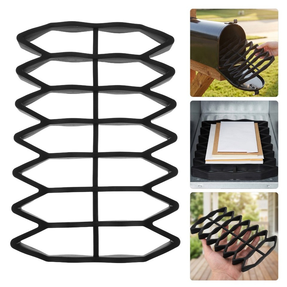 Waterproof Mailbox Insert Tray Black Silicone Mail Moisture Guard ...