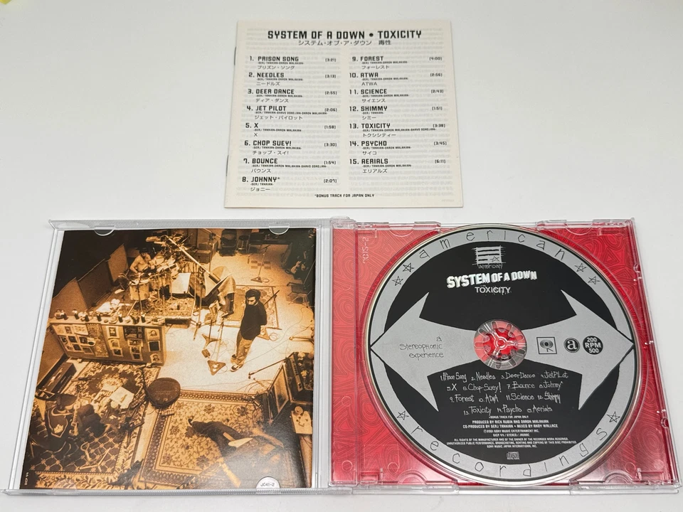 [CD] System of a Down Toxicity Japan Import Bonus Track+1 SICP-44 - Image 2 of 3