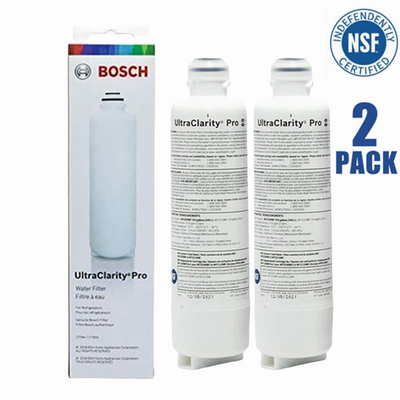 #ad Bosch Water Filter Cartridge for Refrigerators 11032531 BORPLFTR50 2 Pack $39.87