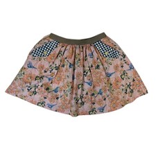Matilda Jane 435 Skirt Girl's 12 Makayla Friends Forever Pink Floral Blue Birds