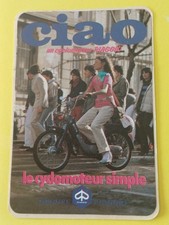 Autocollant vintage : CIAO un Cyclomoteur PIAGGIO (10 x 6,7 cm)