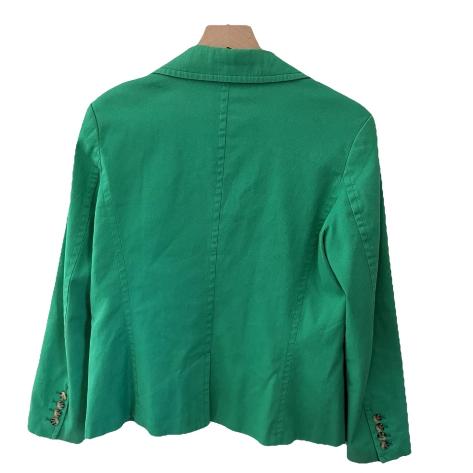 Blazer verde Chadwicks para mujer talla 10 Preppy Career Y2K chaqueta llamativa Foto 2 de 4