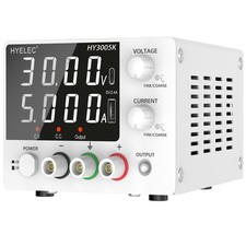 Variable DC Power Supply 030V 05A Bench Supply 4Digit LED USB Charger