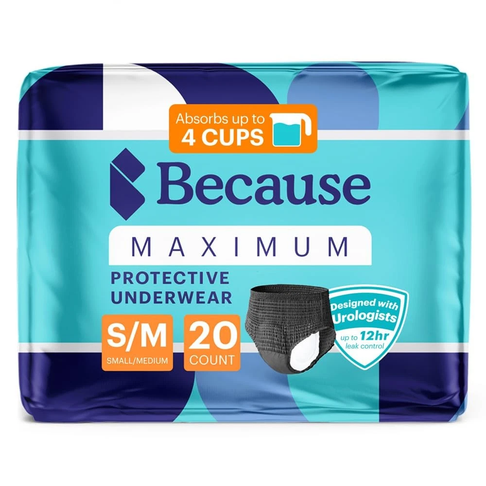 Premium Maximum Absorbency Adult Incontinence and Postpartum Bladder Leak Und...