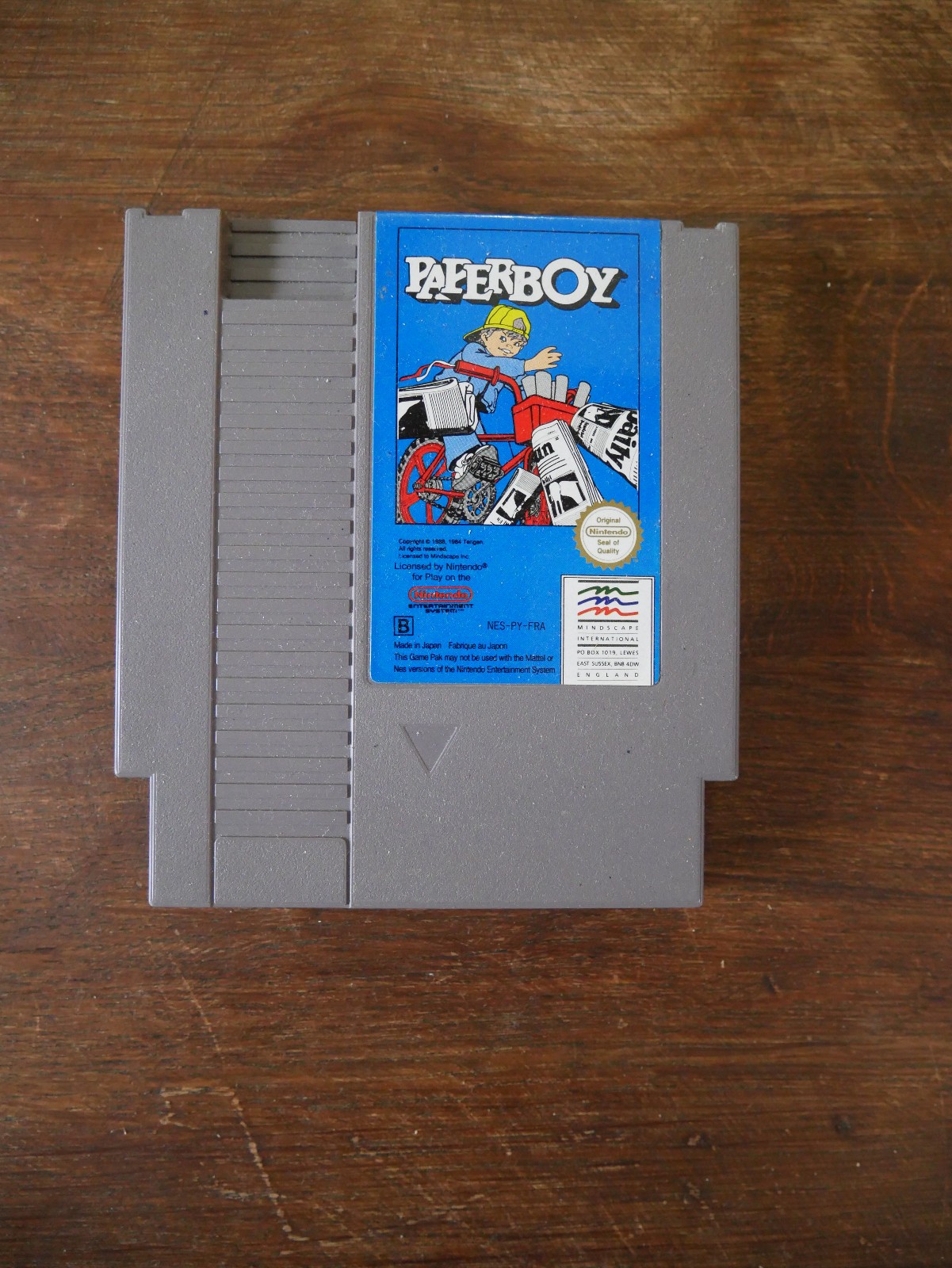 Jeu paperboy - Nintendo NES - FR