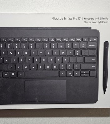 Microsoft Surface Pro 12'' Keyboard for Pro 12'' with Slim Pen Slate