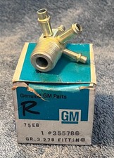 Corvette Manifold Vacuum Fitting - 1976-82 - Nos - Gm 355786 Corvette Manifold Vacuum Fitting - 1976-82 - Nos - Gm 355786