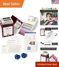 Engaging Multiplication Flash Cards with Mastery Tabs  Bonus Dice - 173 Pieces