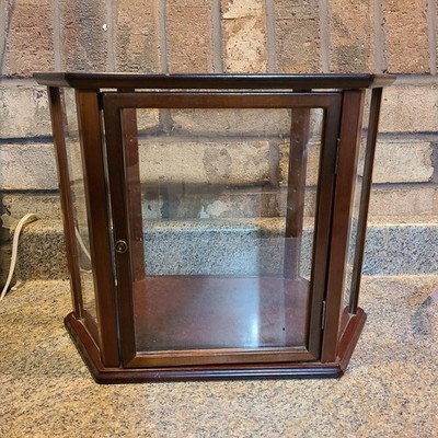 Rare The Bombay Company Knick Knack Glass Display Case No Shelfs (A8)