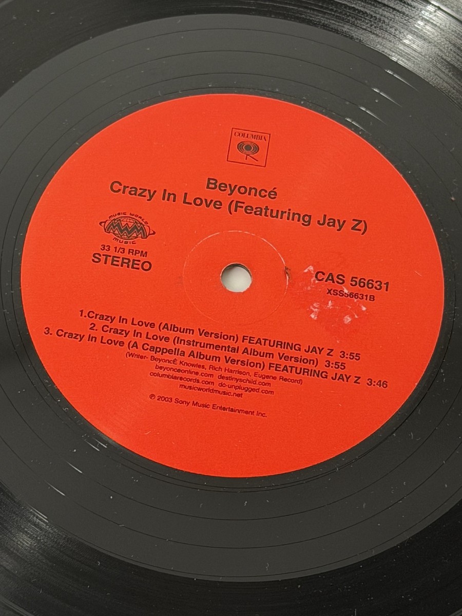BEYONCE-CRAZY IN LOVE (featuring JAY Z) 2003 ORIGINAL VERSION RARE