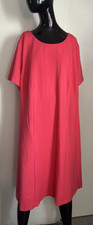 NWT Talbots Size 22W Coral Rayon Nylon Spandex Seamed A-Line Dress