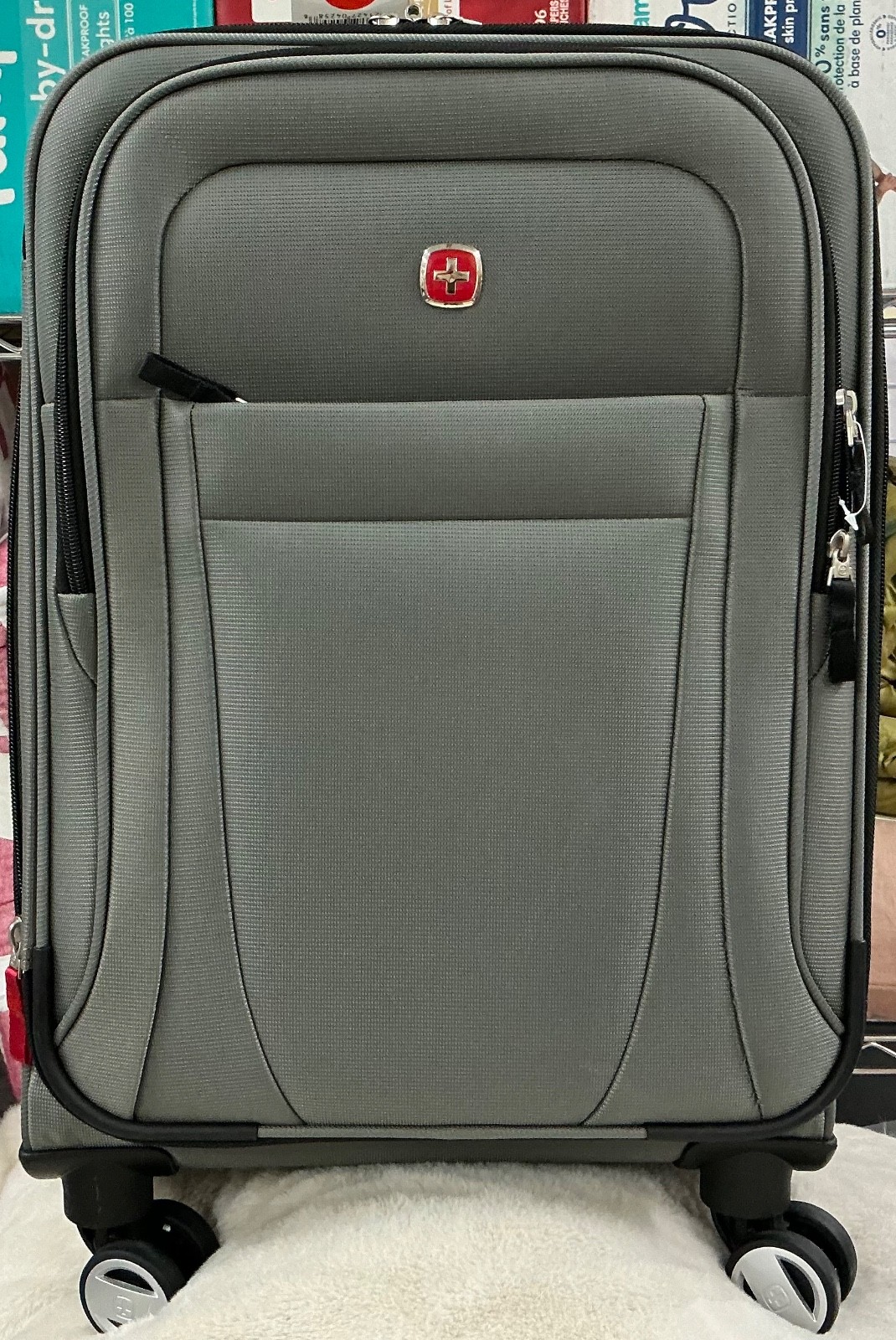 SWISSGEAR Zurich Softside Carry On Suitcase - Iron Gray