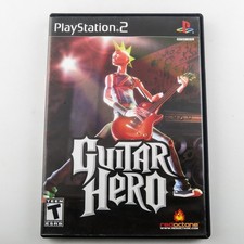 Guitar Hero PlayStation 2 Video Game Rock Music - Case Art Manual, NO GAME DISC