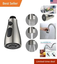 Kitchen Pull Out Faucet Sprayer Nozzle 3 Modes ABS Water Saving Bathroom Basin