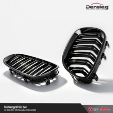 Densieg F�r BMW 5er E60 E61 Limo Touring 2003-2009 Nieren Grill Gl�nzend Schwarz