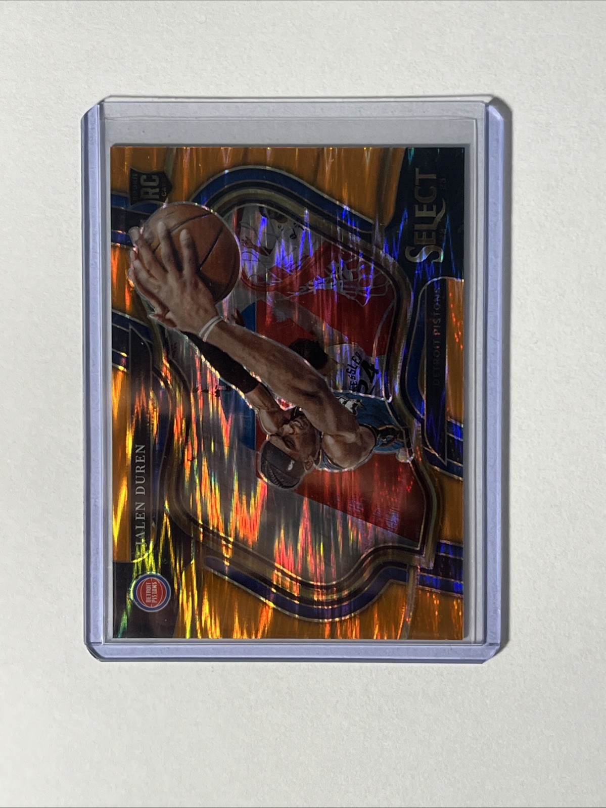 2022-23 Panini Select Courtside Orange Flash Prizm Jalen Duren #286 Rookie RC