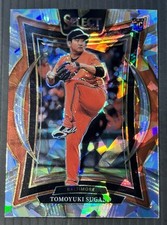 2025 Select Baseball #92 Tomoyuki Sugano Silver Prizm Cracked Ice RC E9