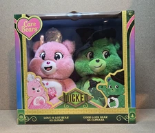 Wicked X Care Bears set of 2 | Love-a-Lot Glinda & Good Luck Elphaba | In Hand