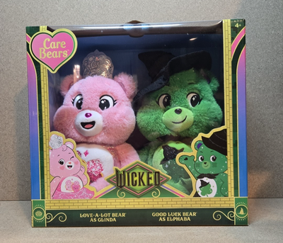 Wicked X Care Bears set of 2 | Love-a-Lot Glinda & Good Luck
